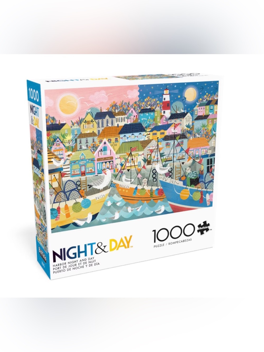 Buffalo Harbor Night & Day 1000 pc puzzle